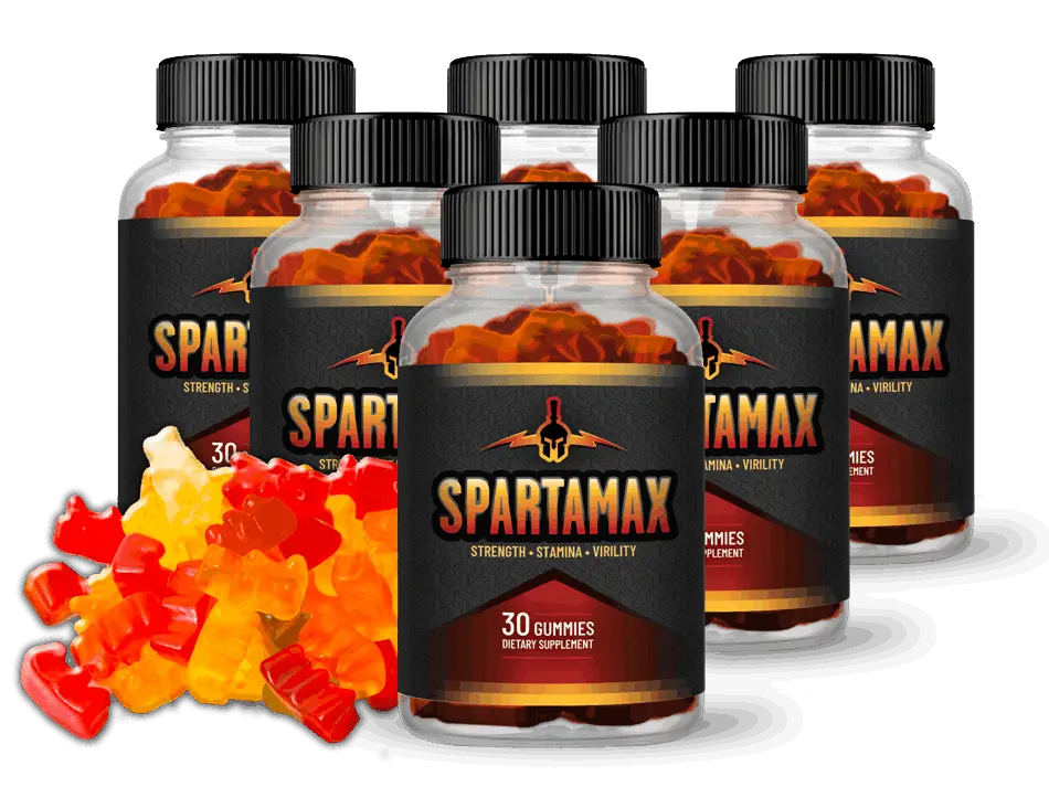 SpartaMax six bottles with gummies